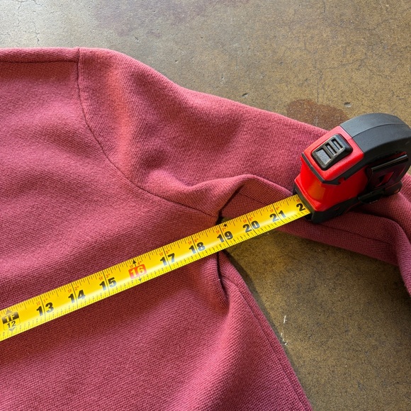 Sezane Betty 100% Merino Wool Rose Pink Button Cardigan Pocket Sweater S - Picture 5 of 9